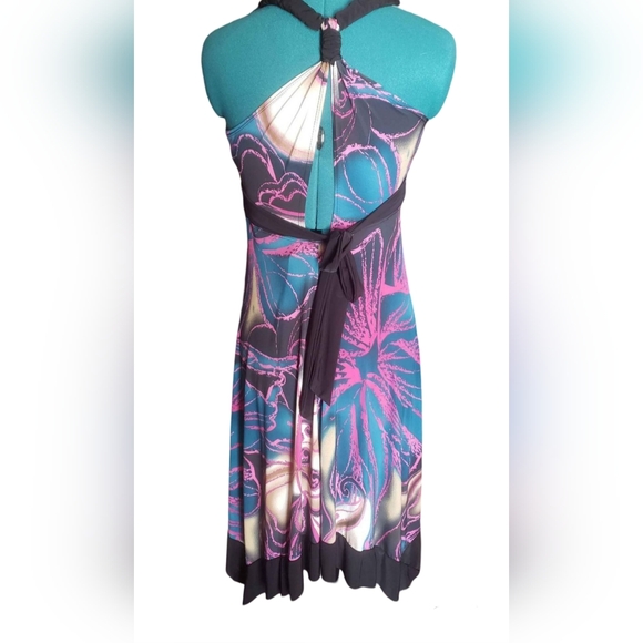 True Light Summer Dress Multicolored Size L NWT Never Worn - Picture 4 of 7